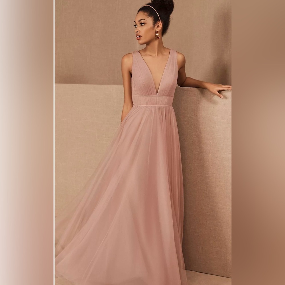 BHLDN Jenny Yoo Mauve Sarita Dress